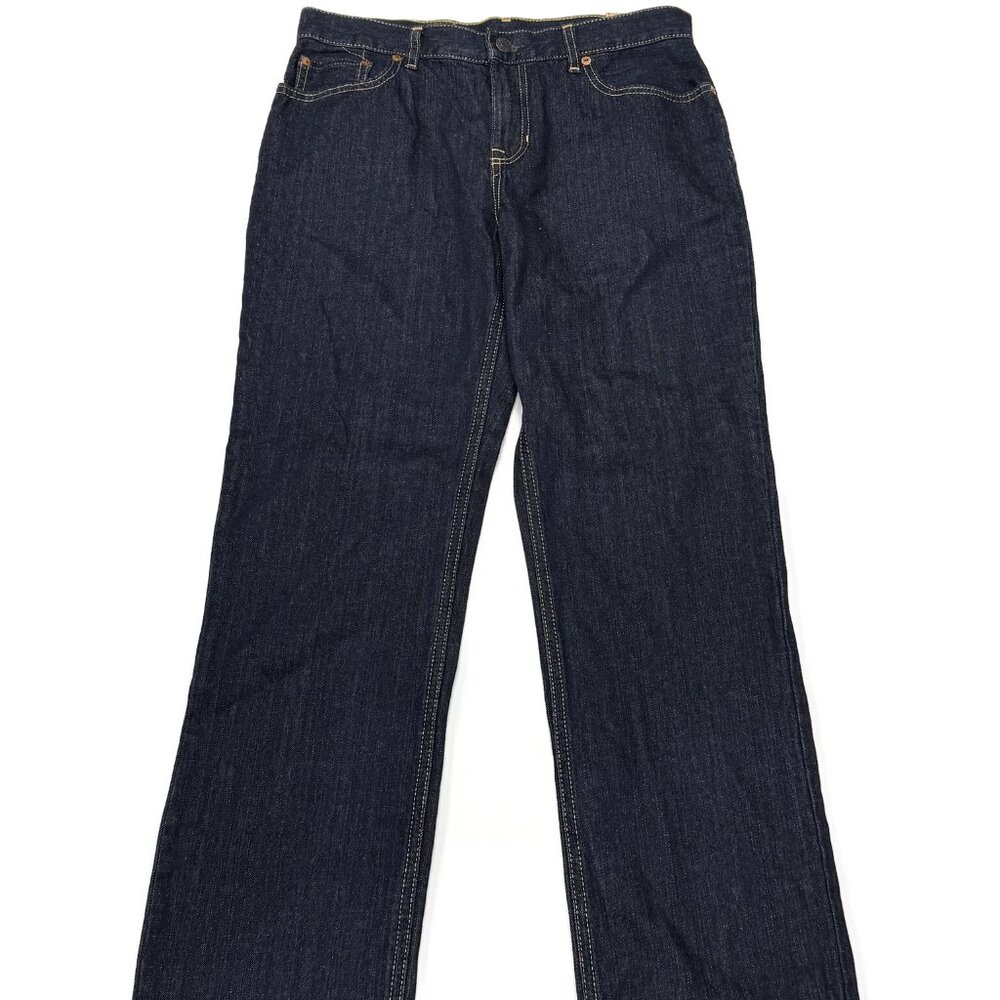 Polo Ralph Lauren Jeans Womens Sz 20 Dark Blue Denim Slim 381 Straight Leg New